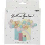 Ghirlanda Baloane Unicorn Curcubeu 66 buc. Folat - imagine 2