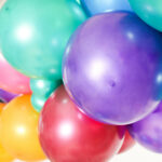 Set 50 Baloane latex Shimmer Mix Multicolor 33cm Folat - imagine 5