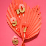 Lumanare Retro Vibes Warm Hues Metallic Cifra 9 Folat — изображение 3