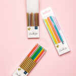 Set 24 Lumanari Retro Vibes 10cm Folat - imagine 3