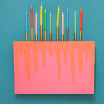 Set 24 Lumanari Retro Vibes 10cm Folat - imagine 4