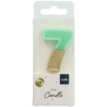 Lumanare Retro Vibes Cool Hues Metalli Cifra 7 Folat — изображение 2