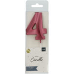 Lumanare Glamour Vibes Red Cifra 4 Folat — изображение 2