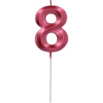 Lumanare Glamour Vibes Red Cifra 8 Folat