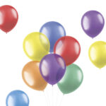 Set 50 Baloane latex Translucent Brights 33cm Folat