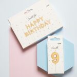 Lumanare Cifra 1 Aurie 5cm Folat — изображение 3