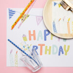 Set 6 suport pentru farfurie Happy Birthday Folat — изображение 3