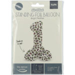 Balon Folie72cm Bright Panther Cifra 1 cu baza Folat — изображение 2