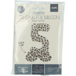 Balon Folie72cm Bright Panther Cifra 5 cu baza Folat — изображение 2