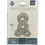 Balon Folie72cm Bright Panther Cifra 8 cu baza Folat — изображение 2