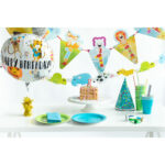 Balon Folie 45 cm Animale Happy Birthday Folat - imagine 2