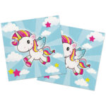 Set 20 Servetele Unicorn2 33?33 cm Folat