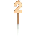 Lumanare Bronze Cifra 2 Folat