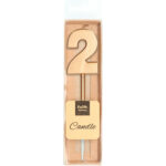 Lumanare Bronze Cifra 2 Folat — изображение 2