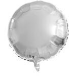 Balon Folie 45 cm Silver Folat