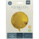 Balon Folie 45 cm Gold Folat - imagine 2