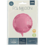 Balon Folie 45 cm Pink Mat Folat - imagine 2