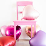 Balon Inima 45 cm Bronze Folat - imagine 4