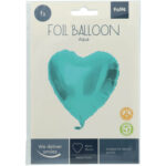 Balon Folie 45 cm Pastel Aqua Mat Folat - imagine 2