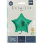 Balon Folie Stea 45cm Green Mat Folat — изображение 2