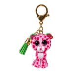 Mini Boos breloc GLAMOUR Leopard roz TY