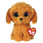 Jucarie de plus TY - Beanie Boos, Catelus Auriu, 15 cm TY