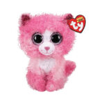 BOOS REAGAN   Pisica roz cu par cret, Plus 24 cm   mediu TY