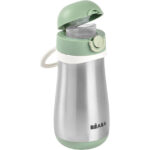 Termos 350 ml Sage Green Beaba - imagine 2