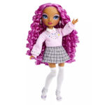 Papusa New Friends Paige Lilac Lane cu accesorii Rainbow High MGA