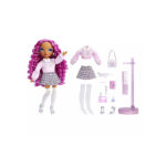 Papusa New Friends Paige Lilac Lane cu accesorii Rainbow High MGA - imagine 2