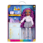 Papusa New Friends Paige Lilac Lane cu accesorii Rainbow High MGA - imagine 4