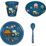 Set vesela Tractor (4buc) fara BPA SPIEGELBURG - imagine 2