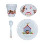 Set vesela Fericirea bebelusului (4buc) fara BPA SPIEGELBURG - imagine 2