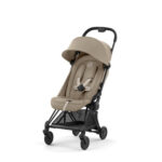 Carucior plimbare Coya Matt Black Cozy Beige (bej)CYBEX
