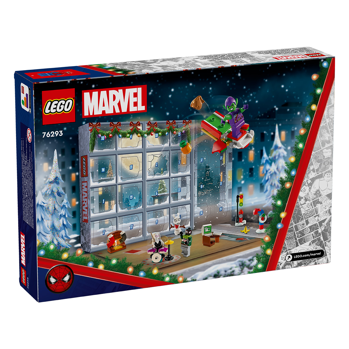 Calendar de advent 2024 25 Spider Man LEGO 76293 Toys Toys