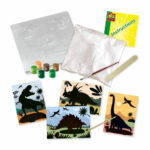 Set turnare si pictura Dinozauri 2 in 1 SES — изображение 2