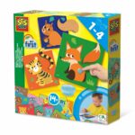 Set creativ de lipit cozi la animale SES