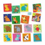 Set creativ de lipit cozi la animale SES - imagine 2