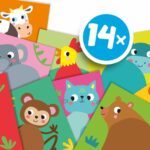 Set creativ de lipit cozi la animale SES - imagine 3
