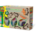 Set creativ mare Plastilina eco cu unelte din lemn SES