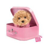 Jucarie de Plus Catelus Cookie 23 cm in valiza cu pasaport Studio Pets