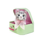 Jucarie de Plus Pisicuta Bella 23 cm in valiza cu pasaport Studio Pets