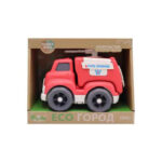 Masina pompieri Eco rosu 18cm Funky Toys