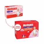 Chilotei  Huggies Little Movers Mega 5 (12-17 kg) GIRL, 48 buc.