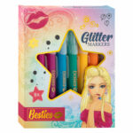Set 8 markere glitter Besties GRAFIX
