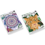Carte de colorat 20,5x15,7cm 72 foi in asort GRAFIX