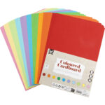 Bloc de Carton color A4 200gr. 100 de coli GRAFIX