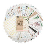 Cartea cu autocolante 18x2cm 36 foi in asort. Grafix - imagine 3