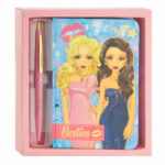 Set Jurnal cu pix Besties 15x10,5cm in asort. Grafix - imagine 3
