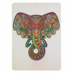 Puzzle lemn Elefant 132 piese Grafix - imagine 3